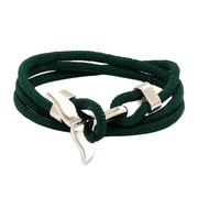 Gaira® Bransoleta Srebrną płetwą 3223, Kolor zielony Gaira®