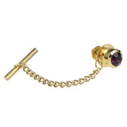 Gaira® Broszka krawatowa 340062, Kolor fioletowy Gaira®