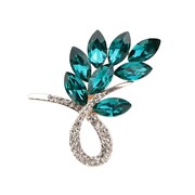 Gaira® Broszką Kwiat 340022, Kolor zielony Gaira®