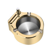 Gaira® Popielniczka z zapalniczką 8119, Kolor złoty Gaira®