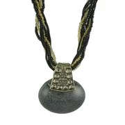 Gaira® Naszyjnik Tenochtitlan 31202, Kolor czarny Gaira®