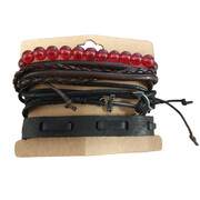 Gaira® Skórzana bransoleta Anchor 3311-15 Gaira®