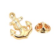 Gaira® Przypinka do klapy Kotwica 32081, Kolor złoty Gaira®