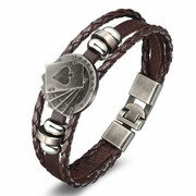 Gaira® Skórzana bransoleta As pik 3112, Kolor skóry brązowy Gaira®