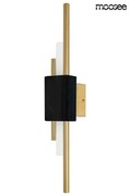 MOOSEE lampa ścienna EVANS czarna / złota 5900168828445