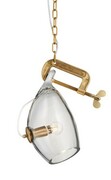 Lampa wisząca VICE mosiądz - metal, szkło 5900168819450