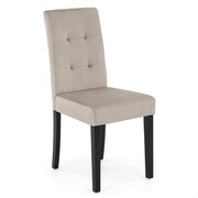 KRZESŁO TAPICEROWANE DREWNIANE MY8683 WELUR CIEMNY BEŻOWY 9999001205457