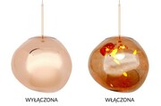 MOOSEE lampa wisząca FUSION 40 miedziana - akryl 5900000043944