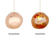 MOOSEE lampa wisząca FUSION 30 miedziana - akryl 5900000043937