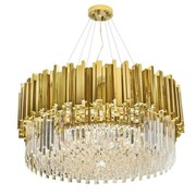 Lampa wisząca IMPERIAL GOLD 80 - stal, kryształ 5900000052632