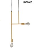MOOSEE lampa wisząca RIVA 2 złota 5900168828889