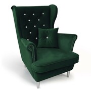 Fotel glamour z kryształkami USZAK 6