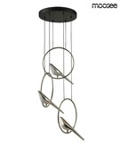 MOOSEE lampa wisząca BIRD DISC złota 5900168827417