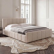 Łóżko tapicerowane z pojemnikiem SFG0166P | 120x200 | Boucle | Cappuccino #4