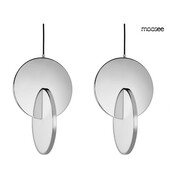 MOOSEE zestaw 2 lamp wiszących DISCO srebrny 5900168839243
