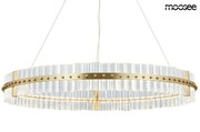 MOOSEE lampa wisząca SATURNUS 85 złota - LED, kryształ, stal szczotkowana 5900168821927
