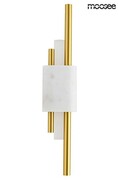 MOOSEE lampa ścienna EVANS biała / złota 5900168827110