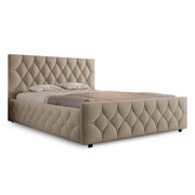 Łóżko tapicerowane z pojemnikiem SFG0172P | 140x200 | Welur | Kolor do wyboru