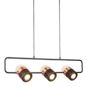 Lampa wisząca BLINK 3 czarna - LED, metal 5900168818460