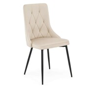 Krzesło tapicerowane DC-7225 | welur | beż #5