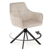 Krzesło obrotowe SC001 welur | Beż #5