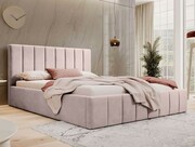 Łóżko tapicerowane SF1069 | 140x200 | Welur | Beżowy #3