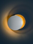 MOOSEE lampa ścienna ECLISE złota / biała 5900168824584