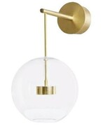 Kinkiet CAPRI WALL złoty - 60 LED, aluminium, szkło 5900168818798