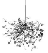 Lampa wisząca MONETE SINGLE chrom - metal 5900168819504