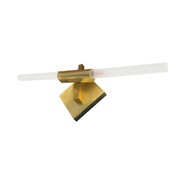 Kinkiet CANDELABR WALL złoty - aluminium, szkło 5900168823174