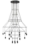 Lampa wisząca FLUSSO 20 czarna 5900168814677