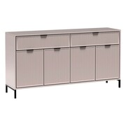 Duża komoda frezowana LS-1 / Cashmere