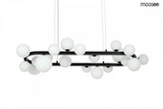 MOOSEE lampa wisząca ALURE OVAL 120 czarna/mleczna 5900168835443