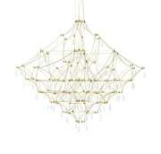 Lampa wisząca CONSTELATION 100 GOLD - LED, stal szczotkowana 5900168822870