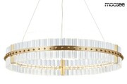 MOOSEE lampa wisząca SATURNUS 70 złota - LED, kryształ, stal szczotkowana 5900168821941