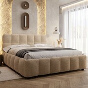 Łóżko tapicerowane z pojemnikiem 4583GP | 180x200 | Boucle | Beżowy #8