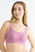 Bezszwowy biustonosz Sloggi Zero Feel 2.0 Top brudny róż L Sloggi