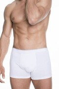 Bezszwowe bokserki męskie Iron White L Julimex