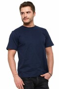 T-shirt Basic granatowy L Moraj