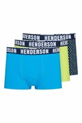 3-pak bokserek Henderson Jet w kolorze niebieskim, zielonym i kolorowym XXL Henderson