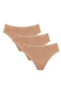 3-pak fig damskich Sloggi 24/7 Cotton Lace Tai beżowe M Sloggi