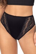 Wysokie majtki damskie 228 czarne L Donna