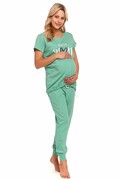 Piżama ciążowa Best mom zielona XL DN Nightwear