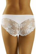 Majtki damskie z koronką Aria białe M Wolbar
