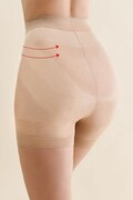 Majtki rajstopowe Summer Push up beżowe XL Gabriella