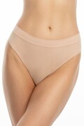 Bezszwowe majtki Bamboo Bikini w kolorze beżowym XXL Julimex