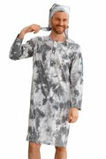 Koszula nocna męska Philip batik szara XXL Taro