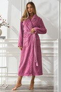 Szlafrok damski Ritta długi staro różowy XXL L&L