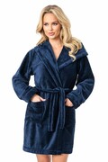 Cieplutki szlafrok Pamela ciemnoniebieski XL/XXL Donna