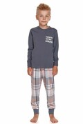 Chłopięca piżama Lasse granatowa 122/128 DN Nightwear